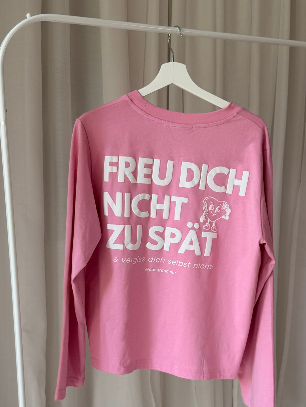 ⁠⁠FREUDE Longsleeve (rosa)