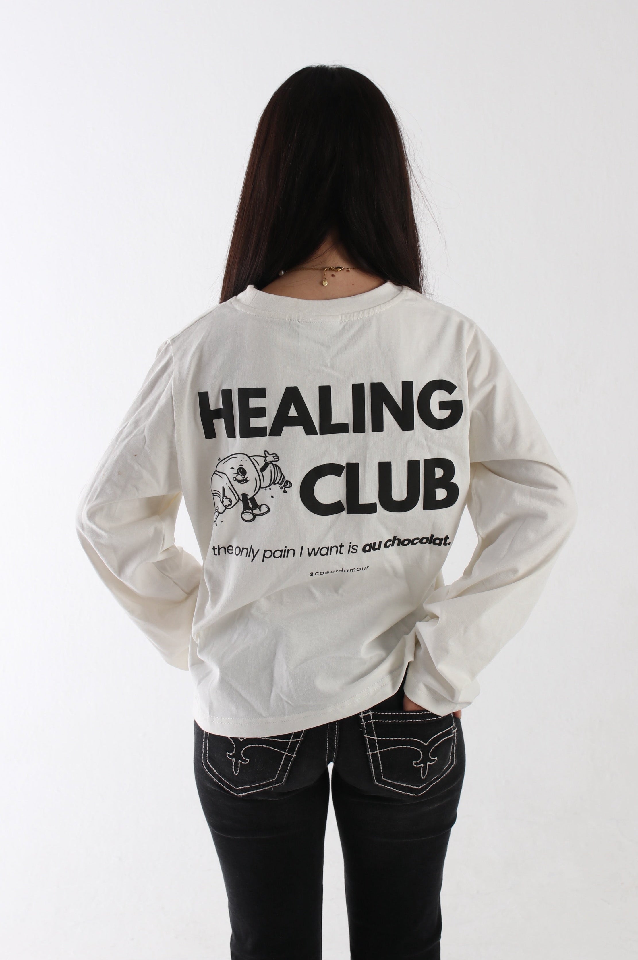 ⁠⁠HEALING Longsleeve (weiß)