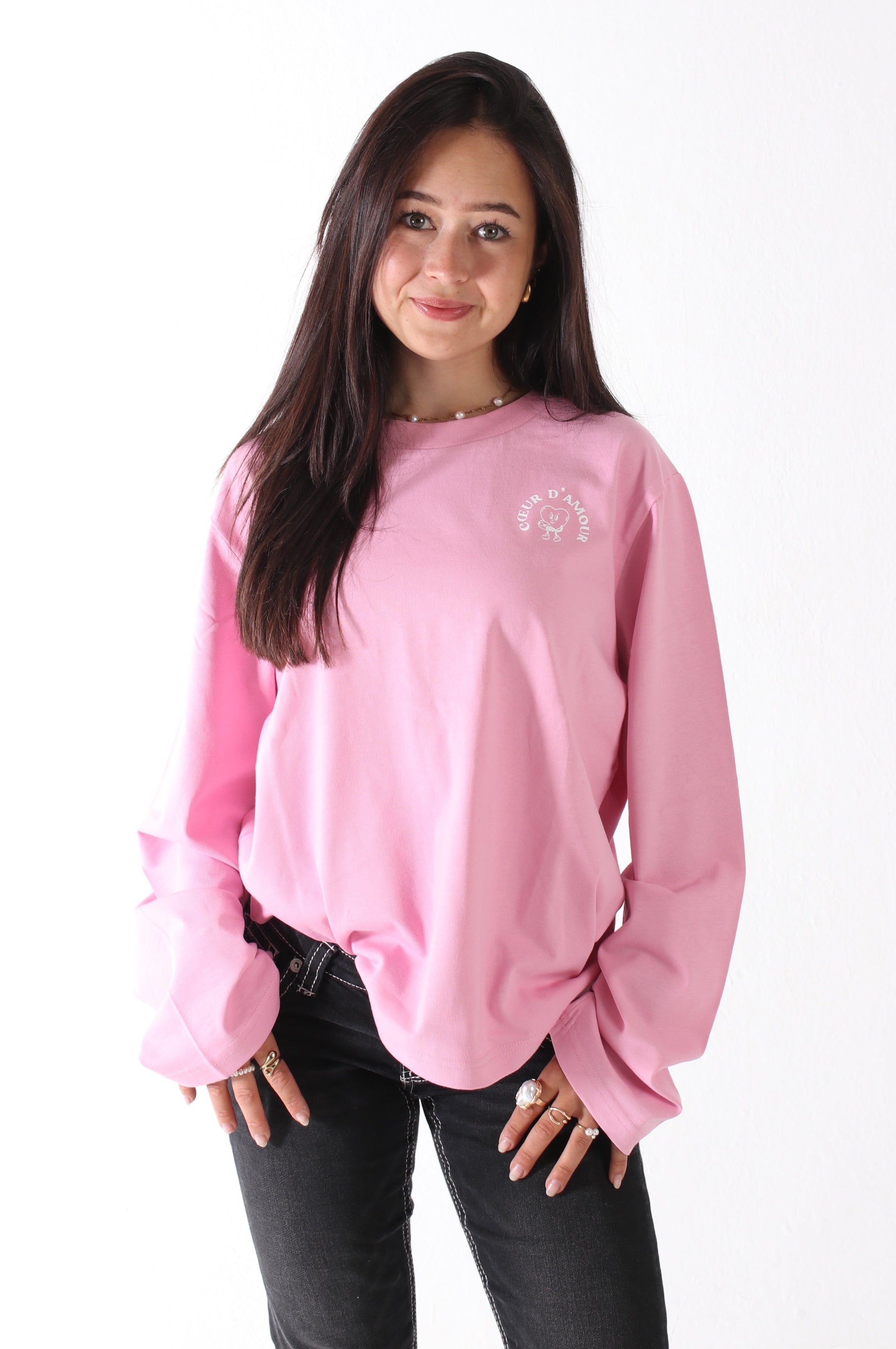 ⁠⁠FREUDE Longsleeve (rosa)